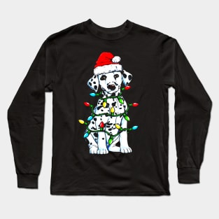 Dalmatian Christmas Tree Long Sleeve T-Shirt